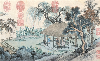 詩(shī)畫(huà)催菊